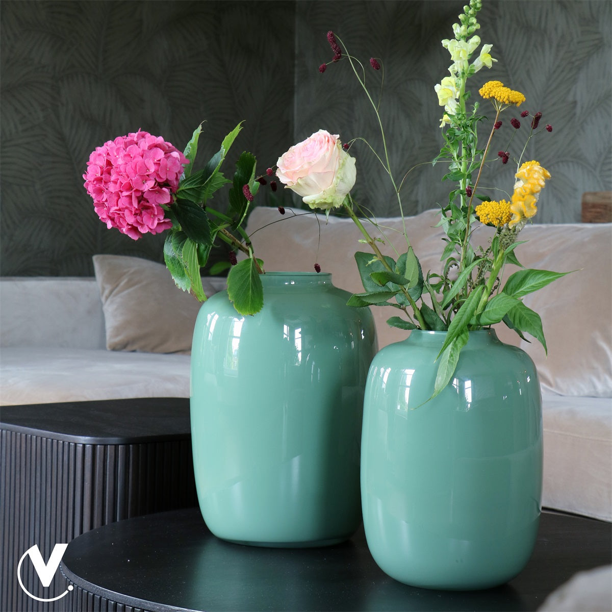 Vaas Artic S Pastel Green Ø21 x H29 cm