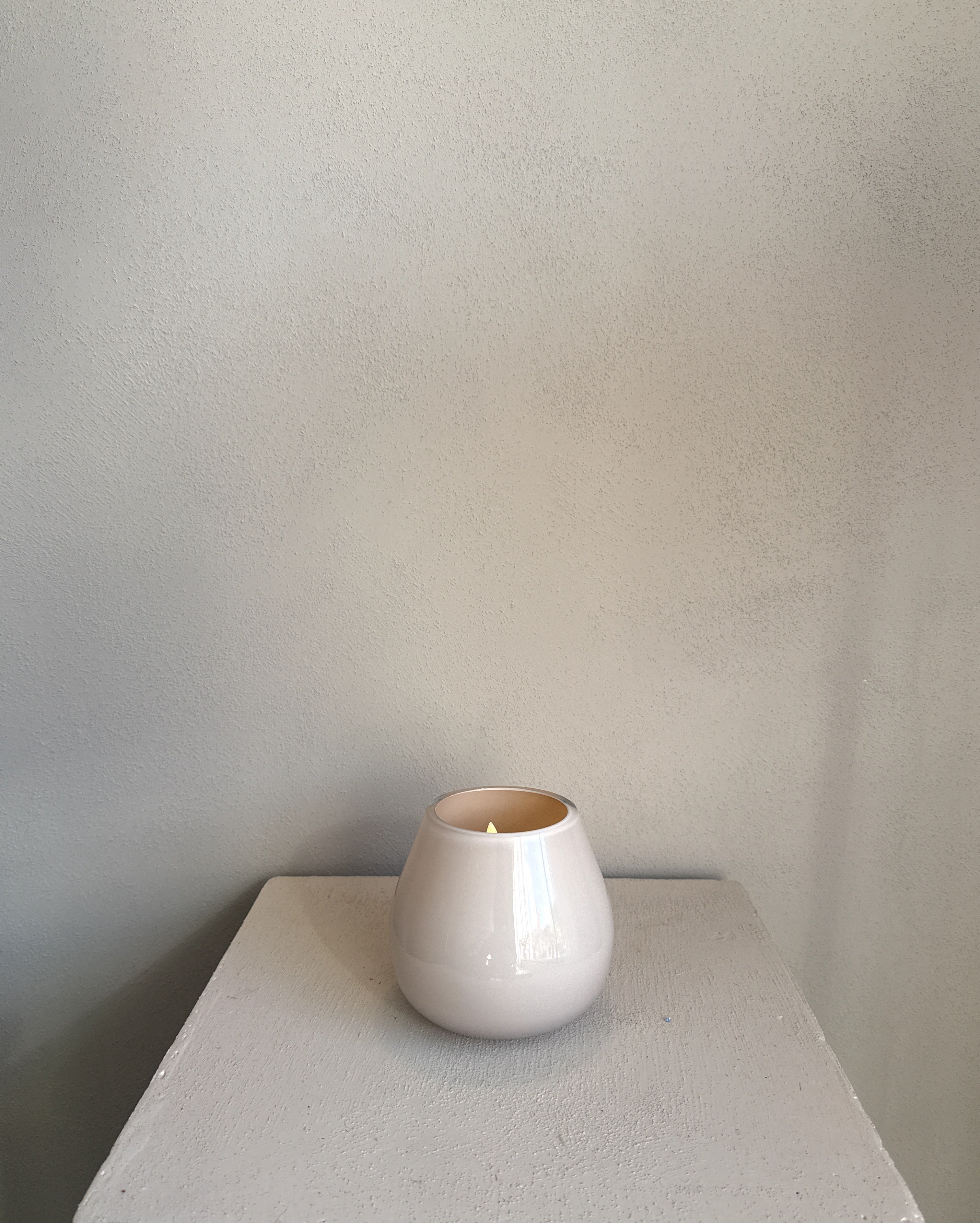 Tasman XS Waxinelichthouder – Ivory – Ø12,5 x H11,5 cm