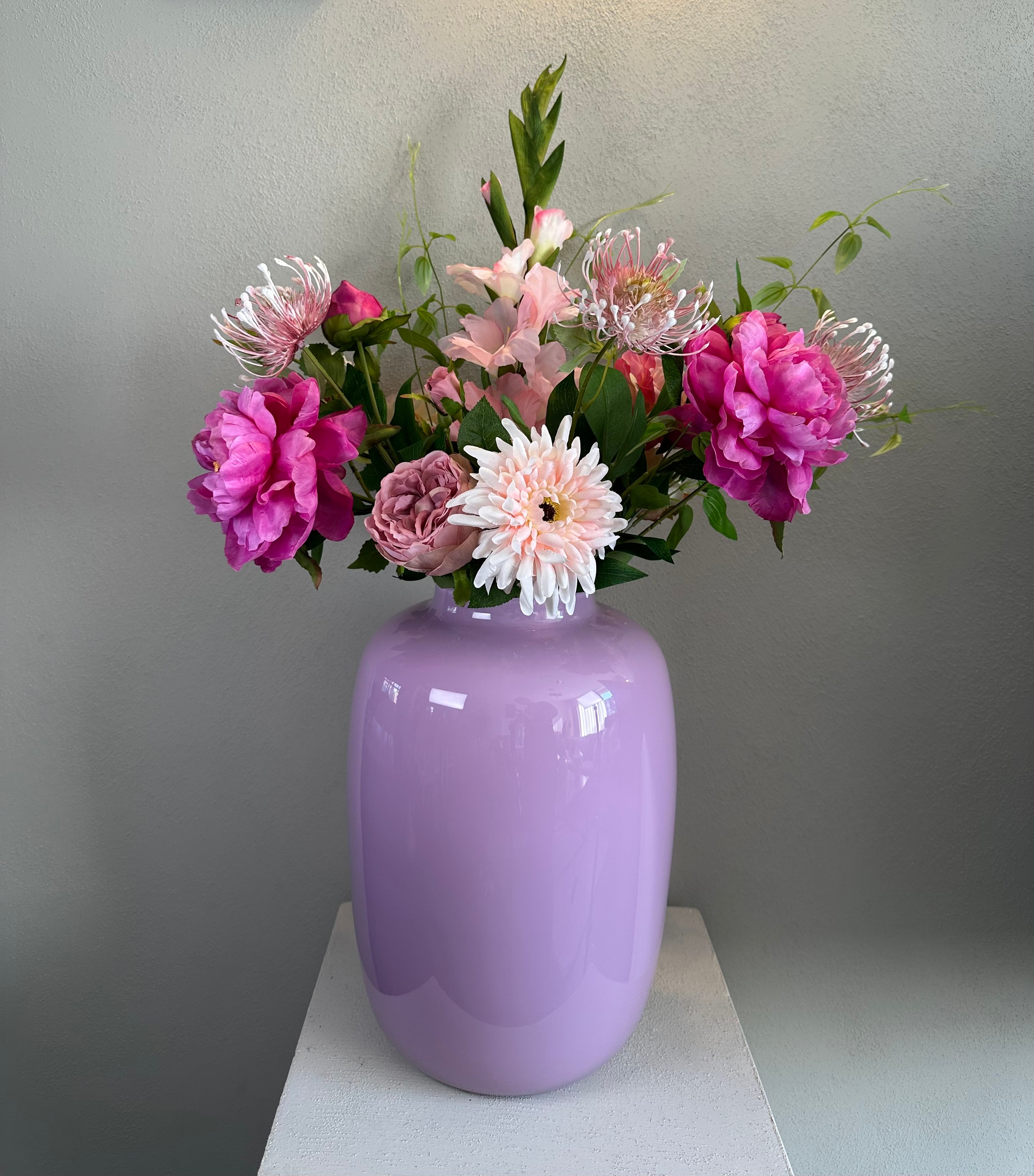 Vaas Artic M Light Pink Ø25 x H35 cm
